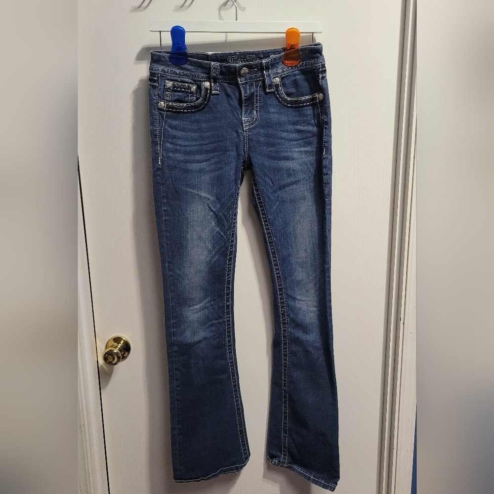 3/$50 Miss Me 28" jeans